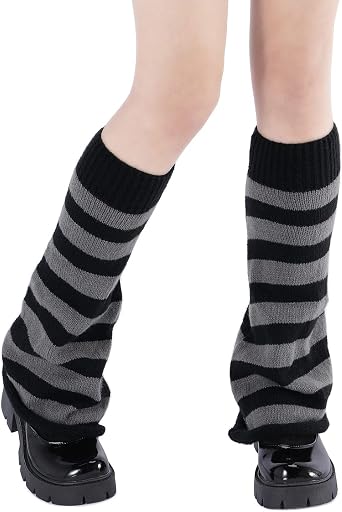 Komorebi Leg Warmers Y2K Kawaii Leg Warmers for Girl Women Cute Knitted Socks Y2K Harajuku Goth Accessories