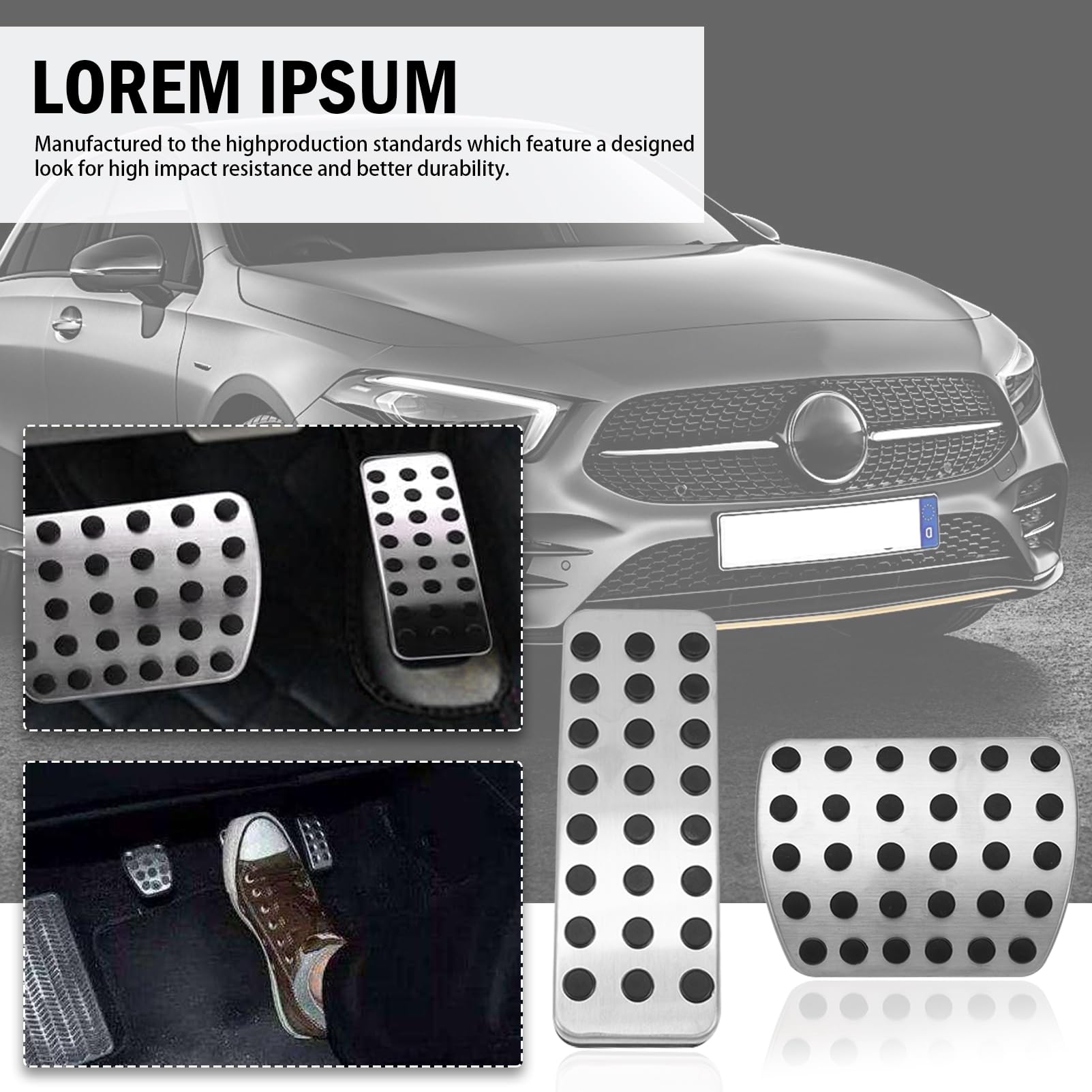 Coussin De Levage Sous Caisse Mercedes – Compatible Classe A W177, B W247, GLA H247, GLB X247 – Noir OEM 0005833403