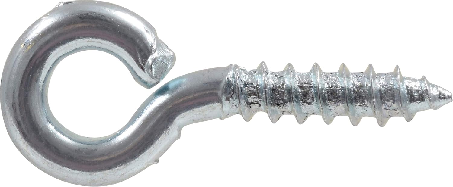 Hillman Zinc‑Plated Screw Eyes, #212 x 15/16", 40‑Pack, 980212