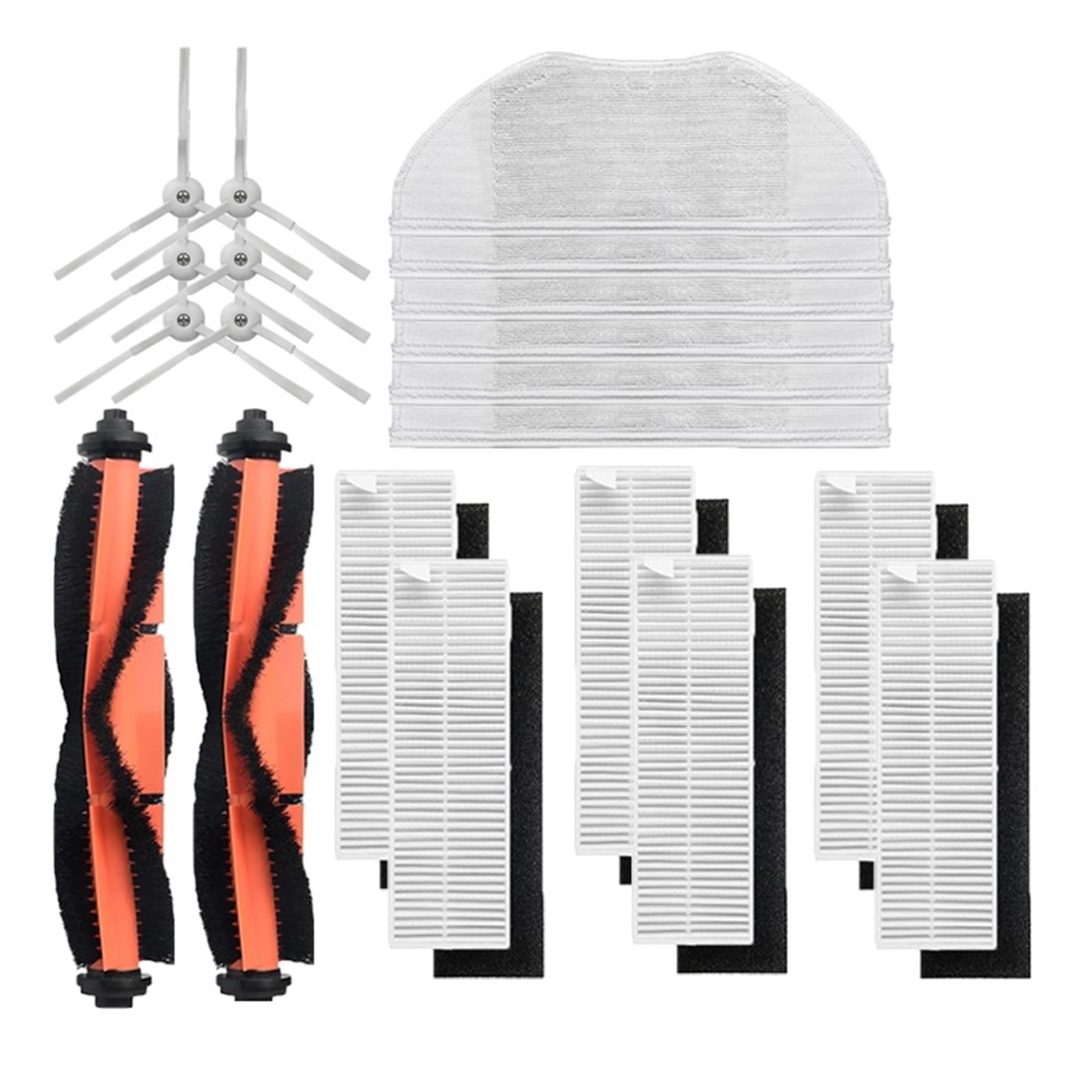 HIZON Vacuum Cleaner Side/Main Brush,Compatible For Mijia，G1