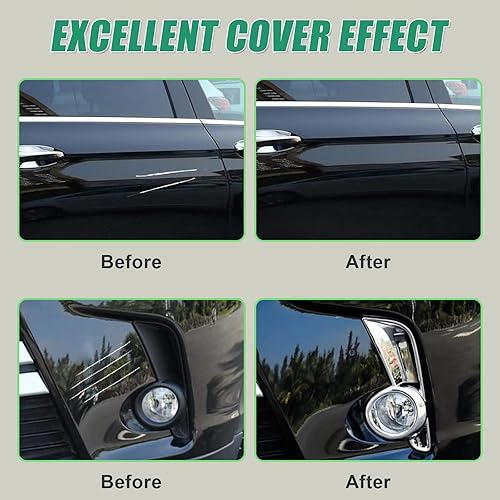 Miniatura 7 de Fevueaz - Bolígrafo de pintura de retoque, dos en uno, para reparación de arañazos de vehículos, pintura de retoque para borrar arañazos de