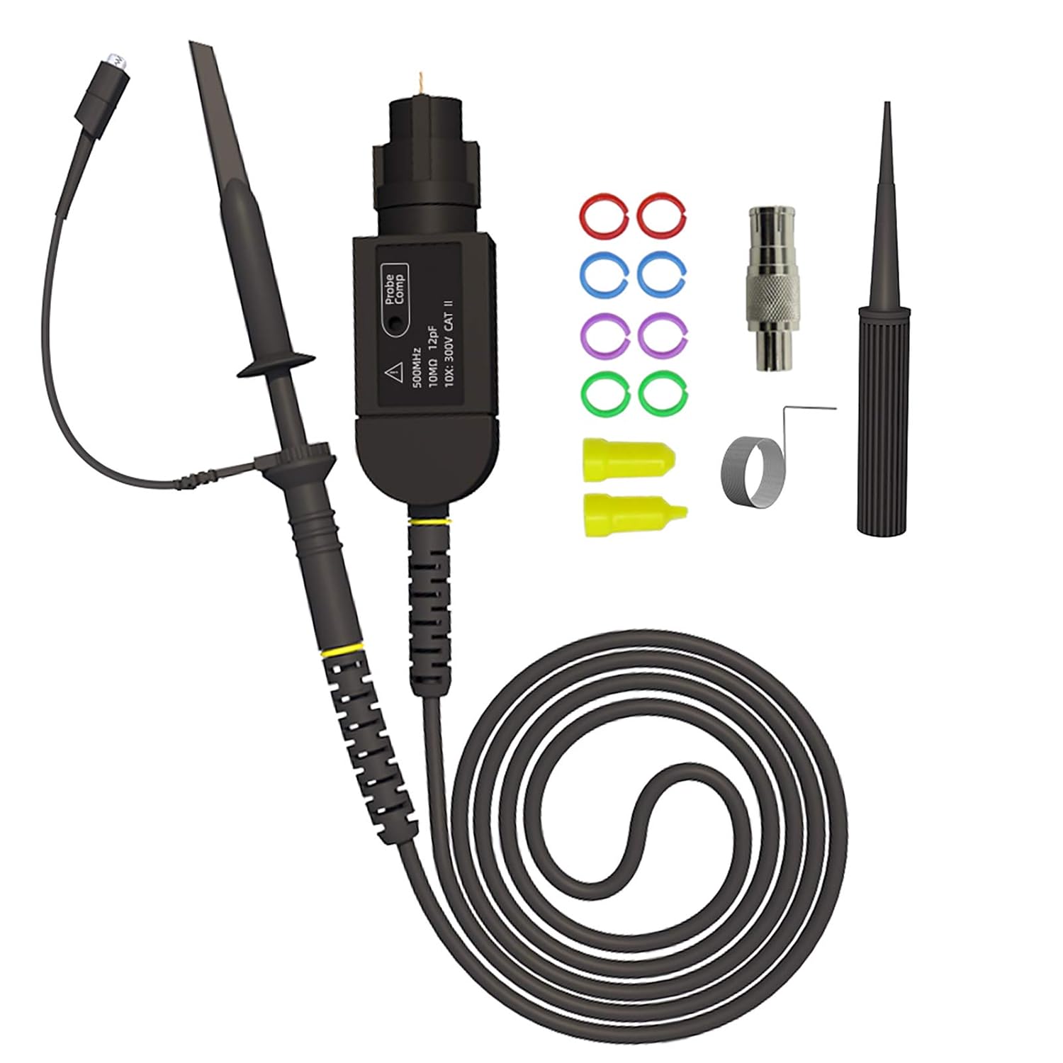 Exclusive Discount 50% Price Goupchn P6500 Oscilloscope Passive Probe Clip 500MHz 10X High Precision with Adjust Tool Accessory Kit