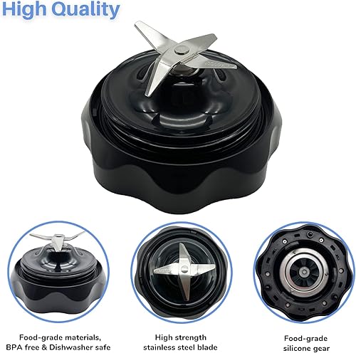 Miniatura 2 de Extractor de licuadora Cuchilla cruzada Easy Twist Blade NB2-10 NB2-S10 ZNBF30400Z ZNBF30500Z NBC-12A Reemplazo para NutriBullet Pro 1000 vatios,