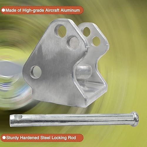 Miniatura 6 de Cerradura de Enganche de Remolque, Bloqueo de Enganches de Bola, Bloqueo de Bola de Remolque de Aluminio, Bloqueo de Lengua de Remolque Se Ajusta a