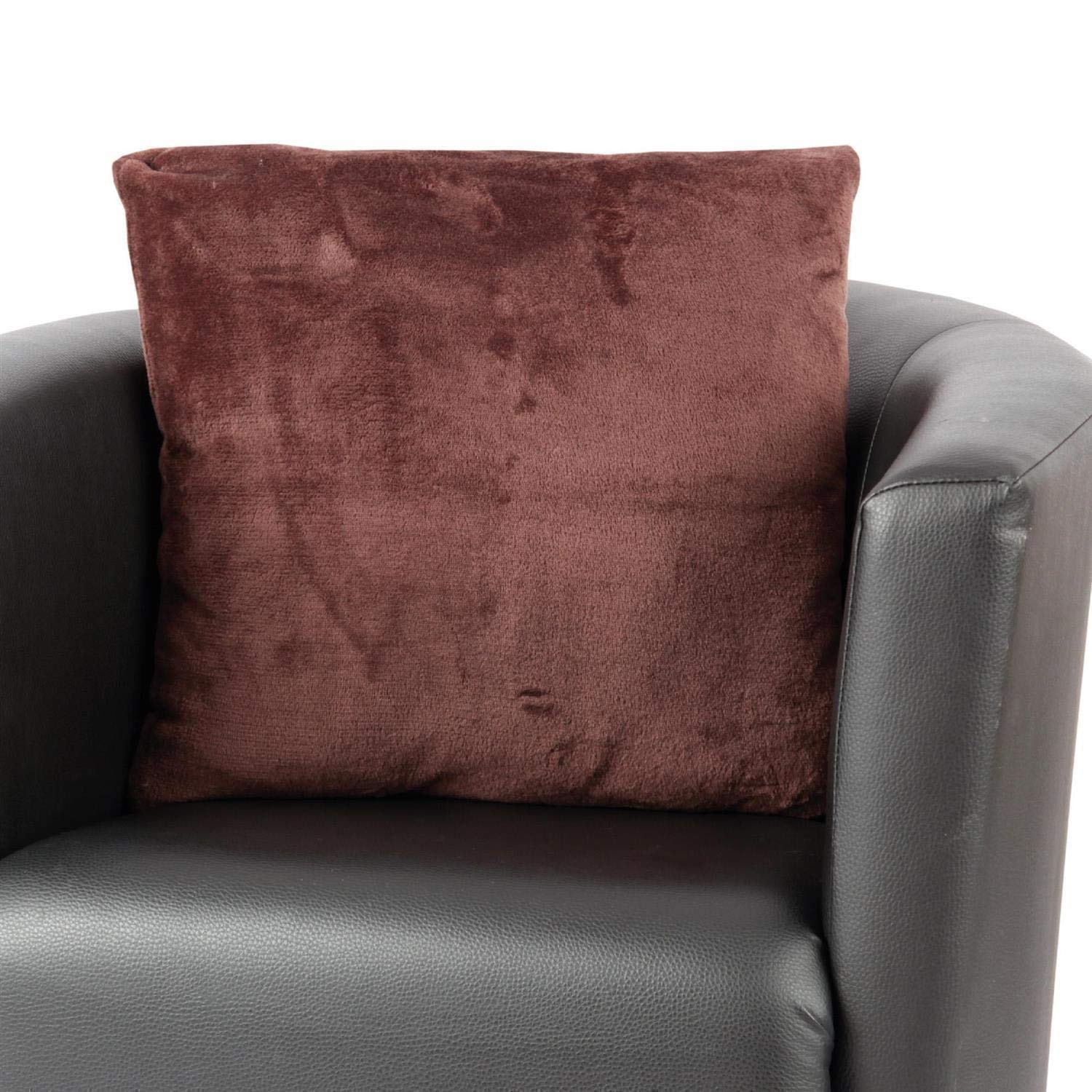 2 Federe Per Cuscino Bestlivings Celina | 60x60 Cm, Nere, In Poliestere 220 G/m² | Con Cerniera, Lavabili In Lavatrice | Per Divano E Letto