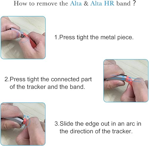 Miniatura 5 de Compatible con bandas Fit Bit Alta, correa de repuesto para pulsera pequeña y grande para Fit Bit Alta y Alta HRFit Bit Ace pulseras para mujeres,