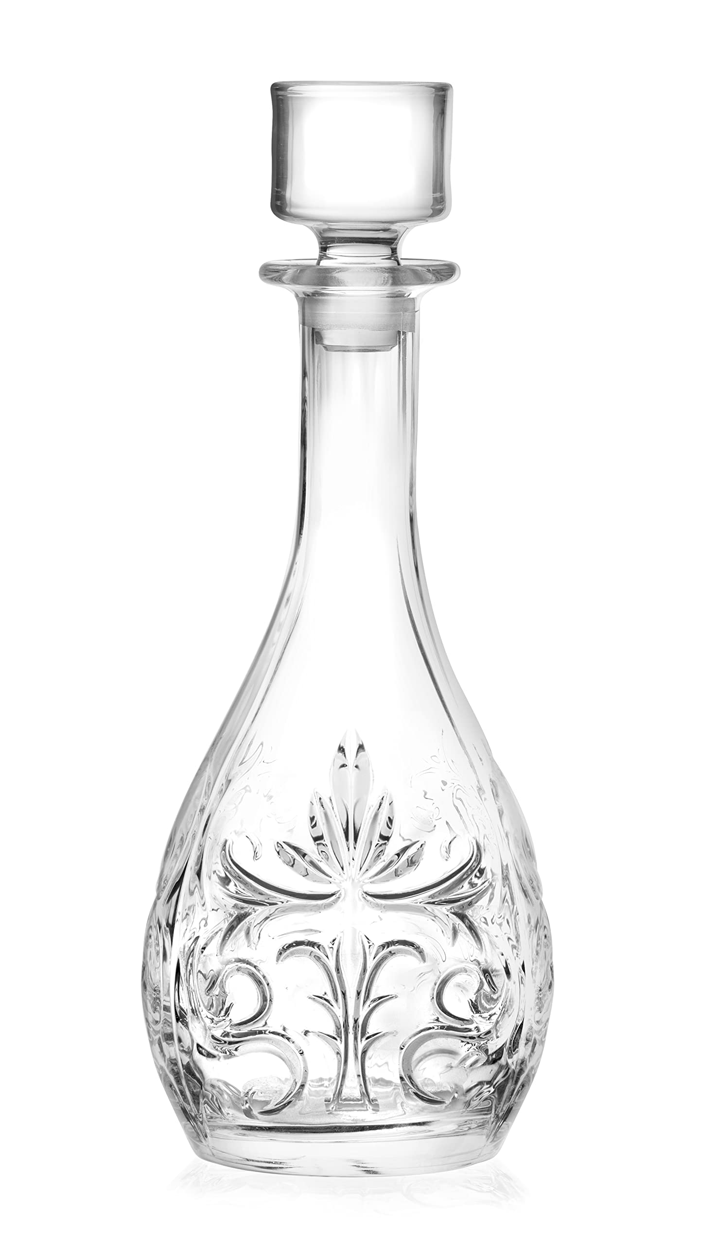 Barski - Decantador de vino de cristal con tapón - jarra - para rojo - blanco - vino - cristal de 32 onzas - fabricado en Europa - por Barski