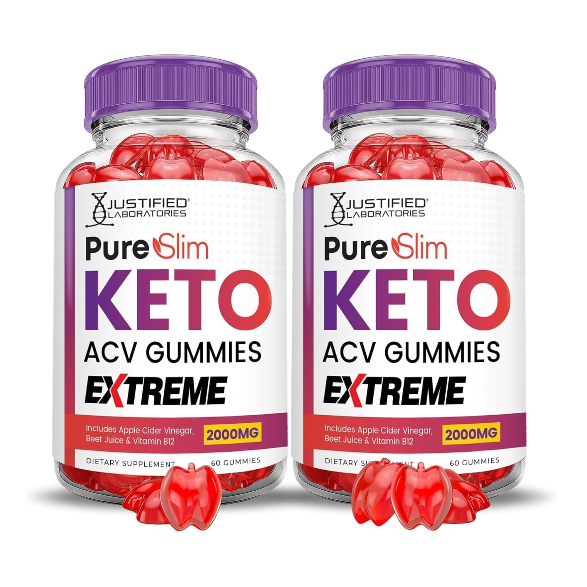 Amazon.com: Justified Laboratories Pure Slim Keto ACV Gummies