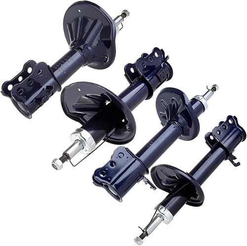 4 piezas de repuesto AMCCM 71595 334401 334402 334449 71416 amortiguador y puntal delantero trasero para 1998 para Mazda 626 DX 1998-2002 para Mazda