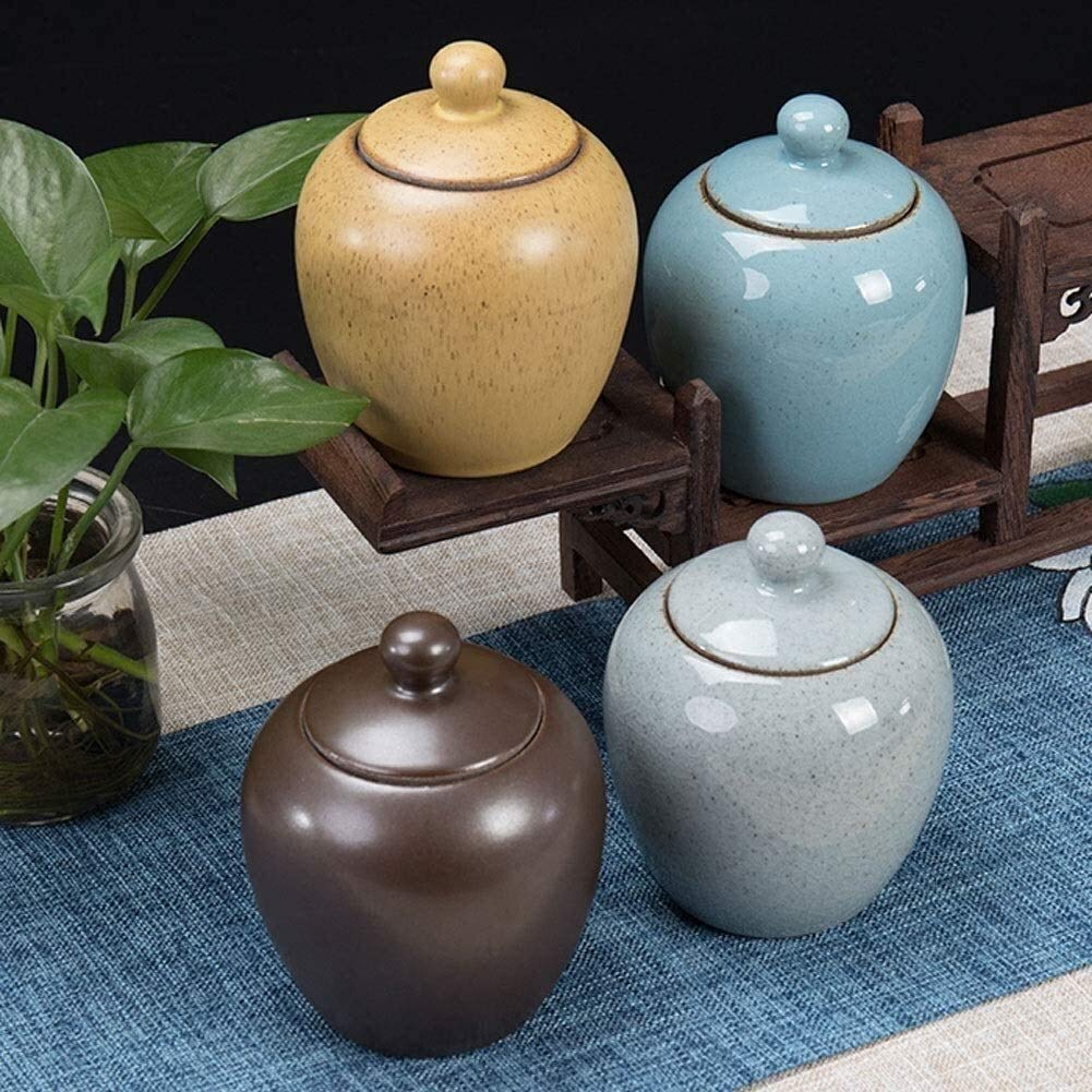 Urne funebri per ceneri per ceneri di animali domestici umani Cenere di cane/cenere di gatto Sepoltura commemorativa, ceramica a prova d'umidità Urna cremazione artigianale scatola di ceneri per ani