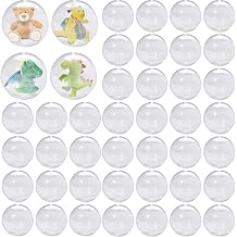 1000 Pcs Gumball Vending Machine Capsules 2 Inch Plastic Empty Round Small Capsules Toy Classic Clear Containers Toy for Prizes Party Favors Supplies