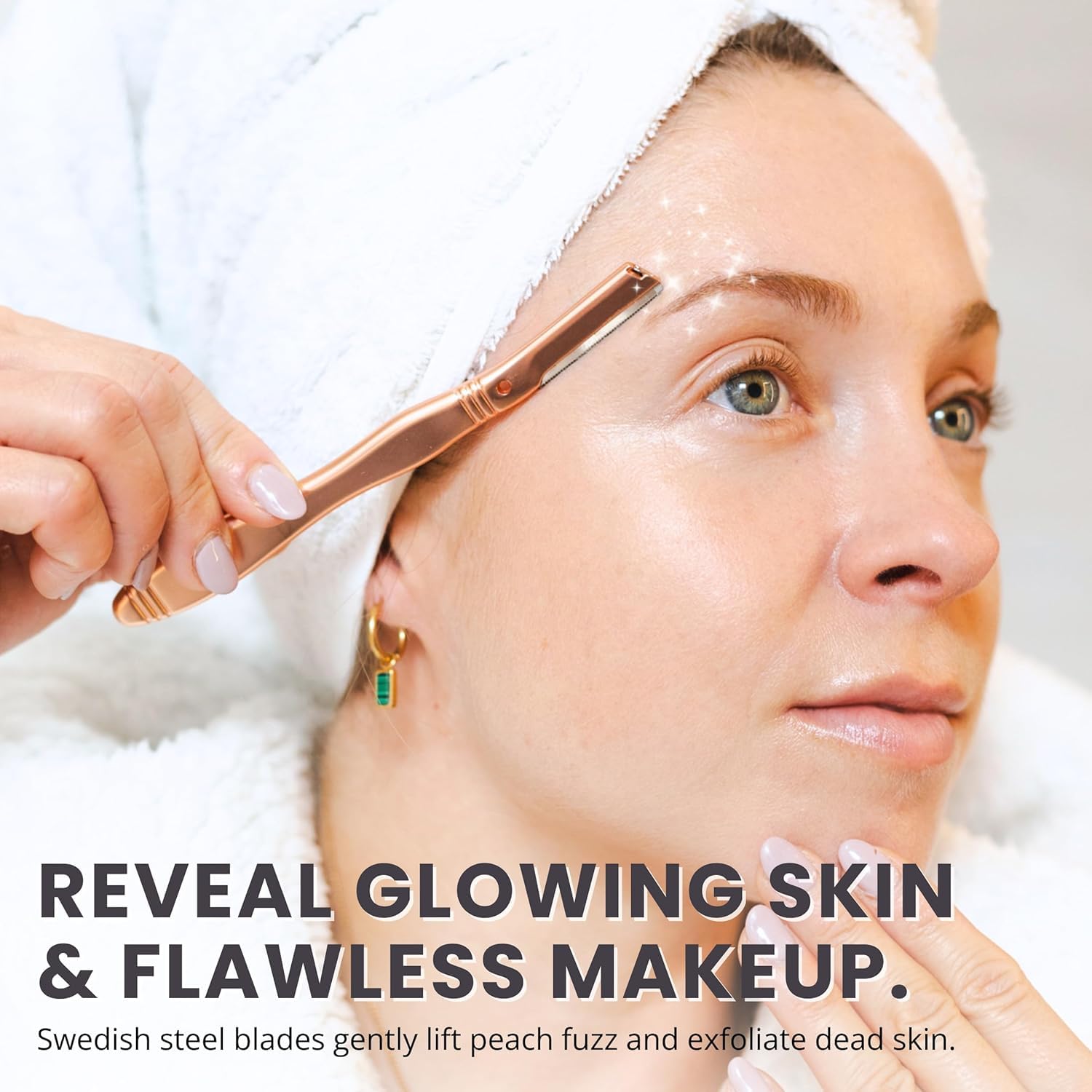 Juego de 20 cuchillas de repuesto para maquinillas de afeitar dermaplaning, envases de recarga para cejas, peeling preciso y depilación para una piel suave y radiante, herramientas dermaplane