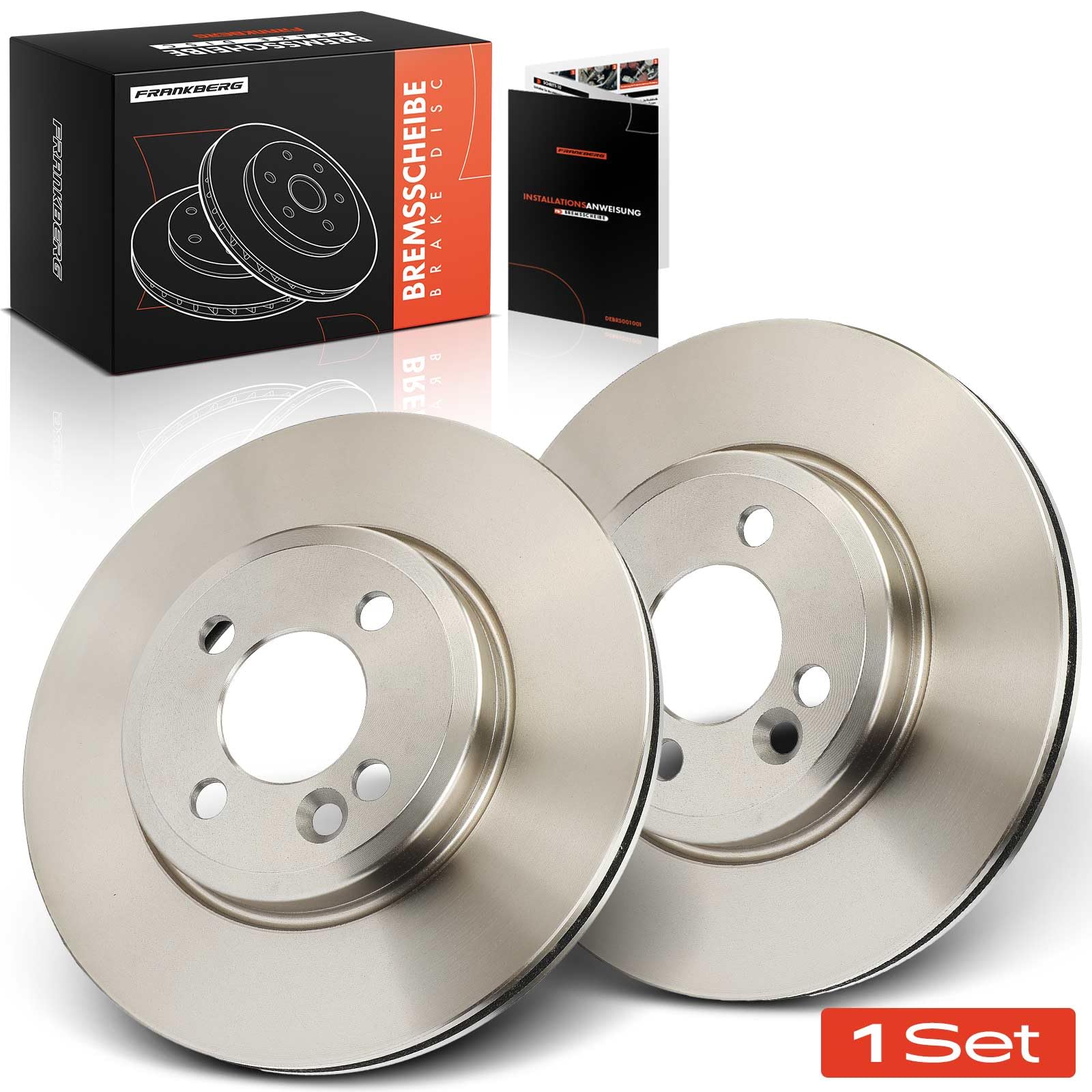 Frankberg 2 dischi freno anteriori ventilati ⌀280mm 34116858651