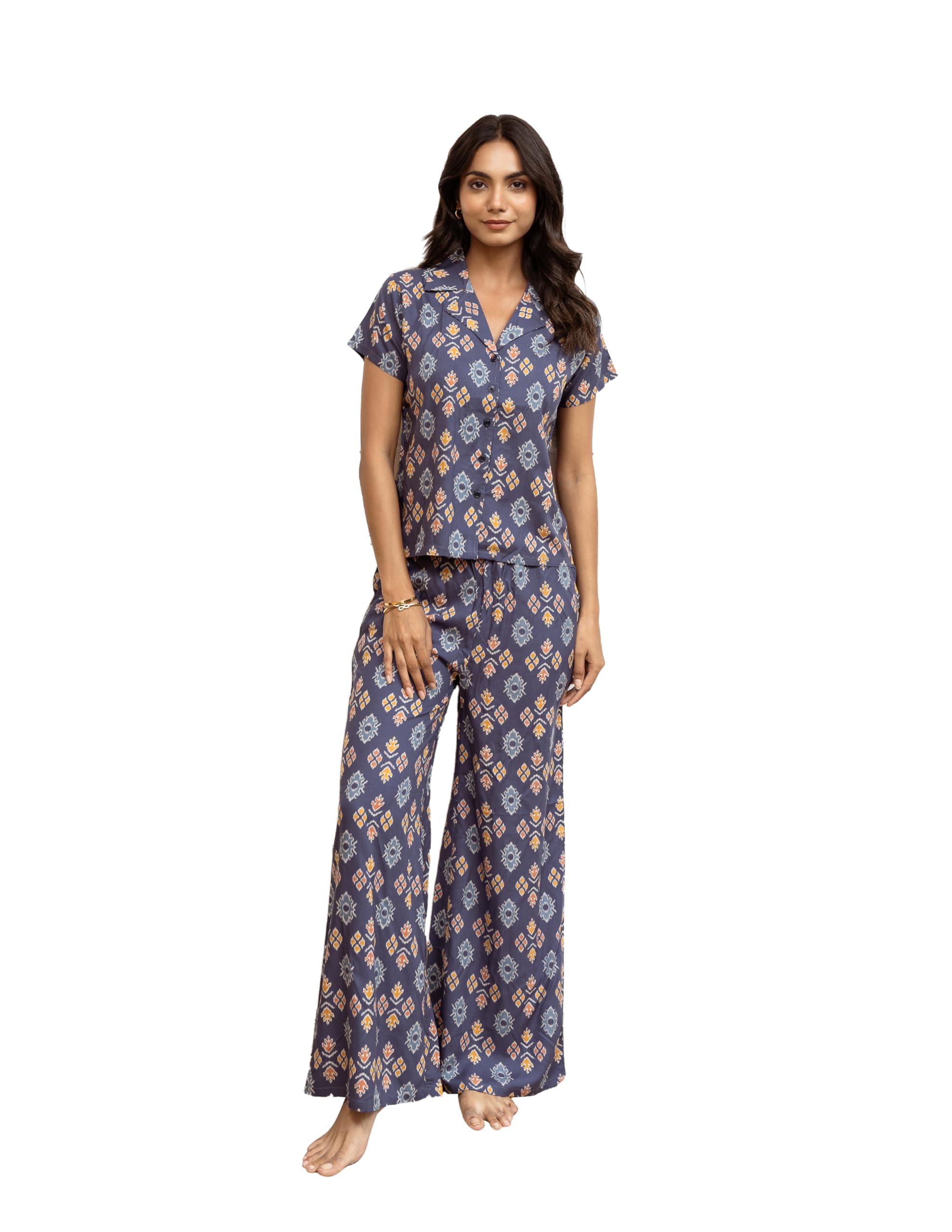 bc boston club Boston Club Women Printed Night Suit-picture-34