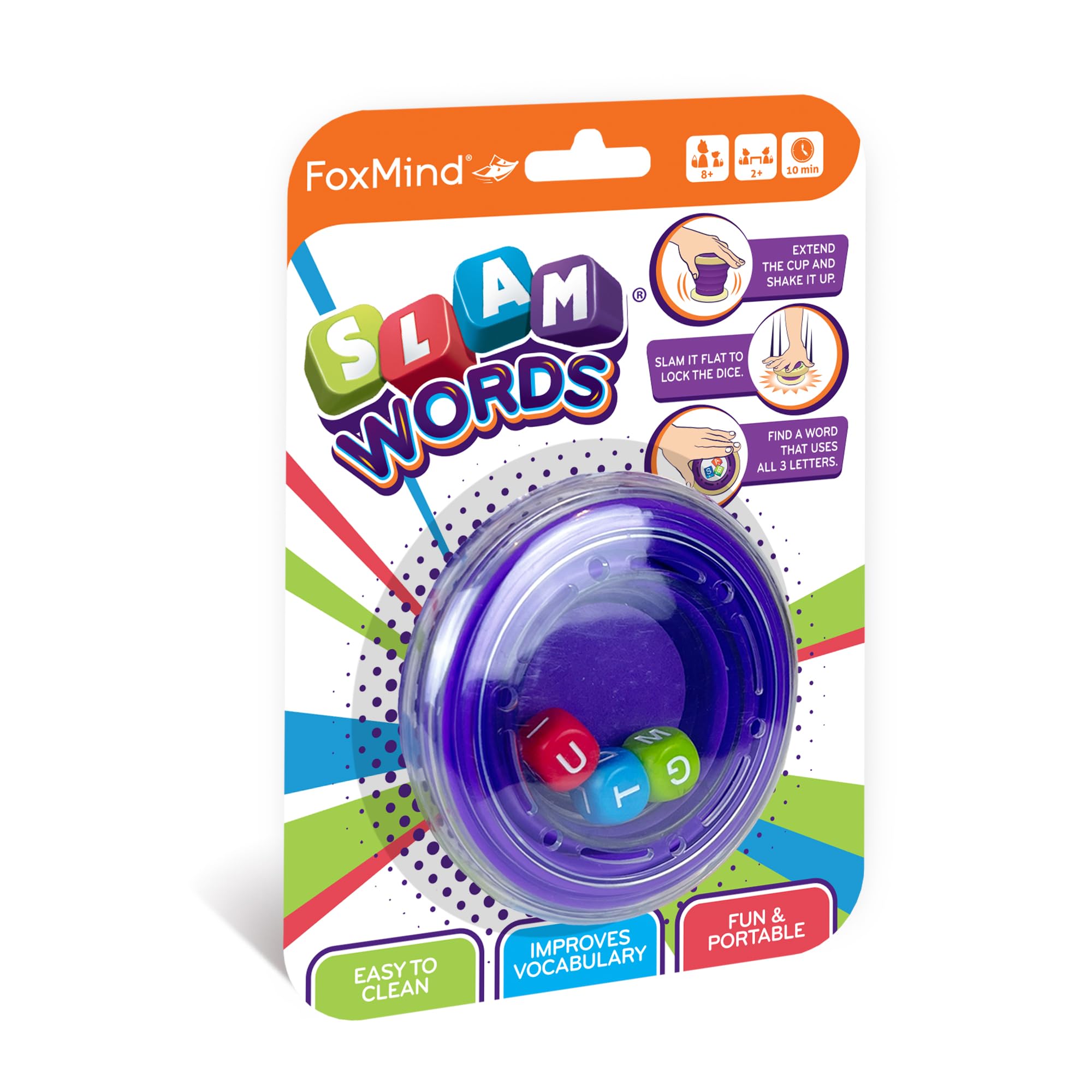 Amazon.com: FoxMind Slam Words Quick Word Game, Educational