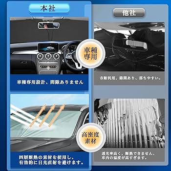 Amazon | 【RUIYA】メルセデス ベンツGLC X253 車用サンシェード