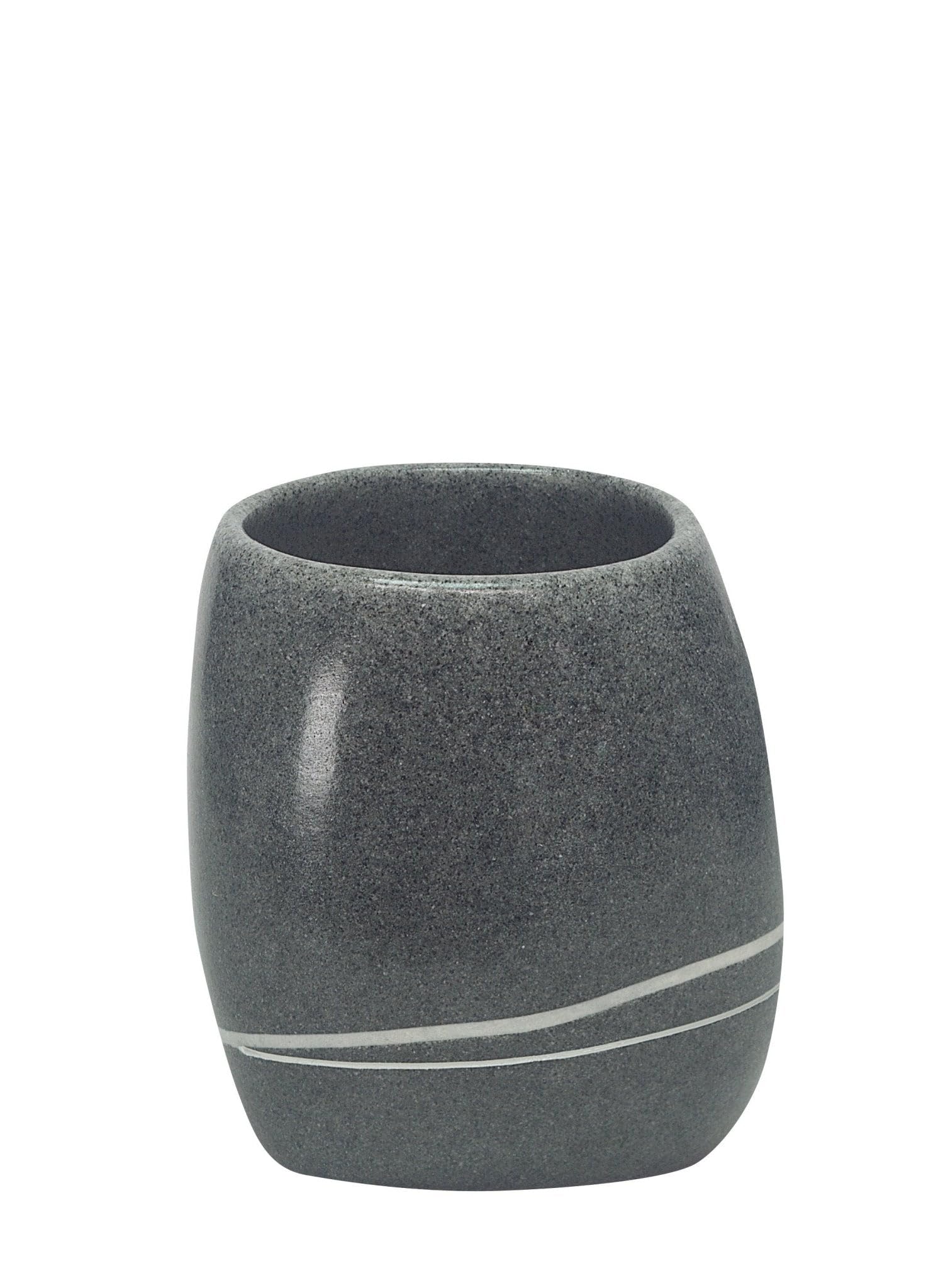 Kleine Wolke Polyresin Tumbler, Dark Grey