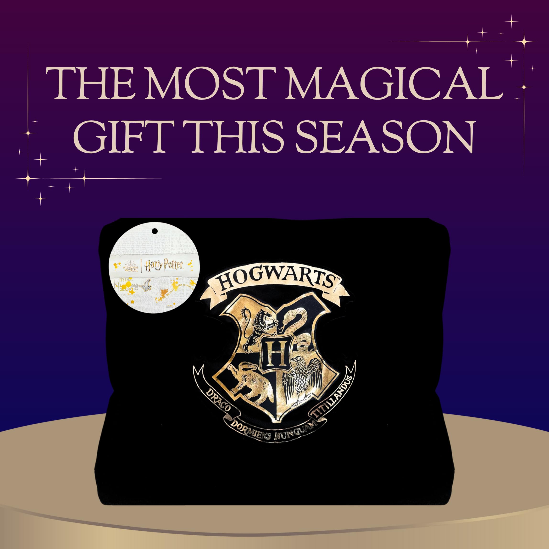 Harry Potter Couverture à Capuche, Design Polaire Sweat a Capuche Poudlard Poncho, Cape Gryffondor Officielle, Cadeau pour Adultes et Adolescents