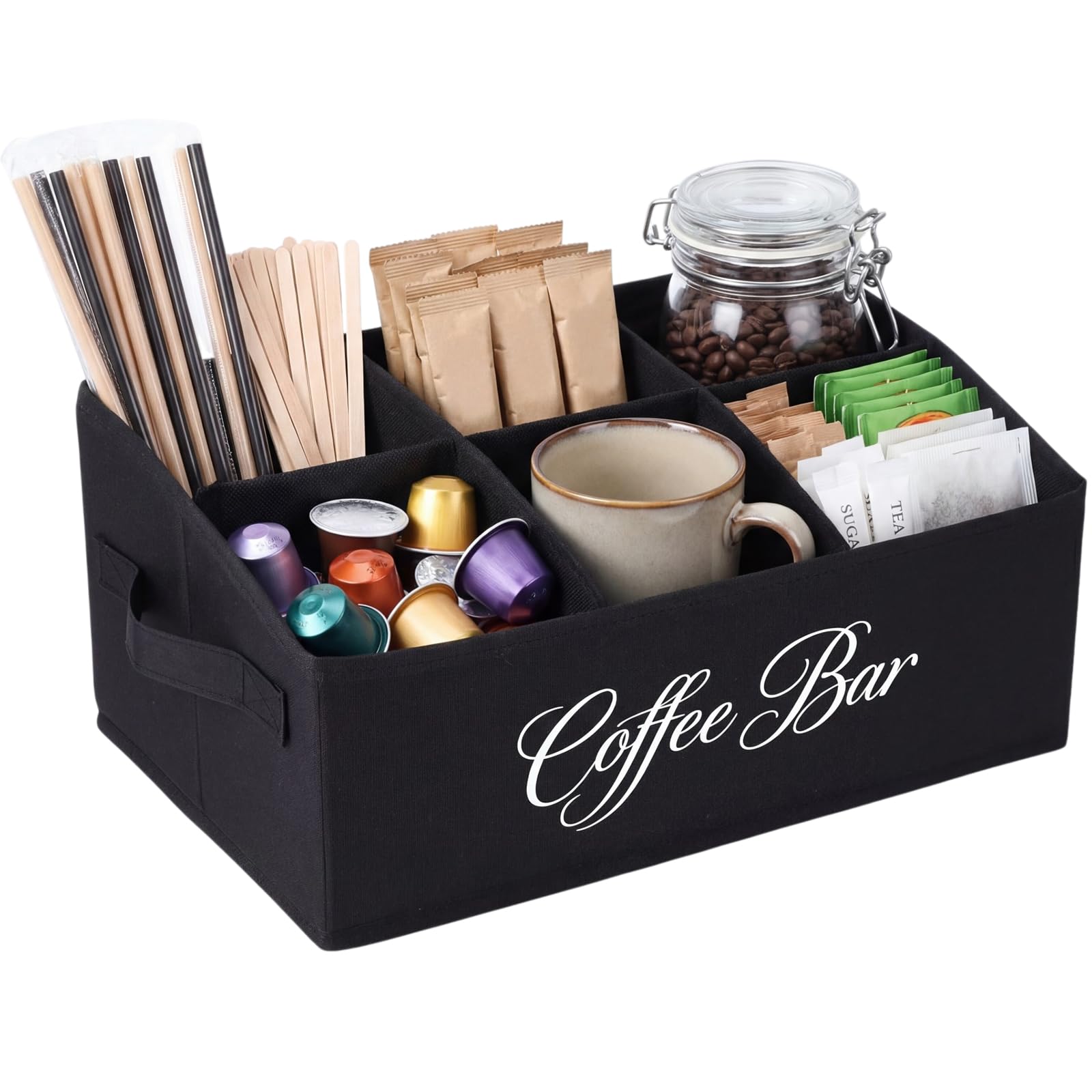 Organiseur de station de café Capoda contre le désordre des capsules sur comptoir