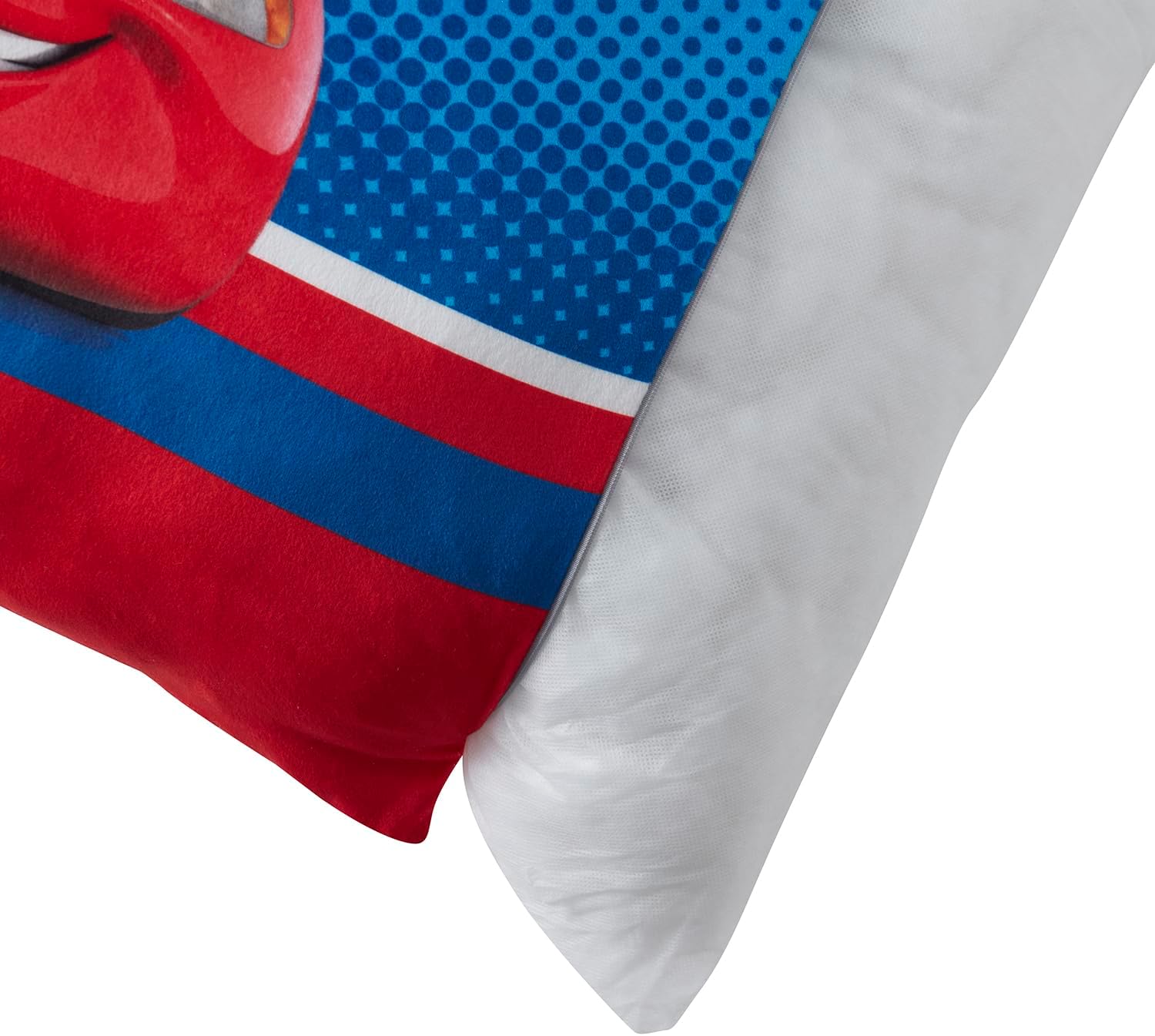 NORTHWEST Kids Reversible Bed Pillow (w/Removeable Shell), Completele Bed Pillow with Cloud Like Filling & Removable Cover, 20 in x 30 in, Peppa Pig