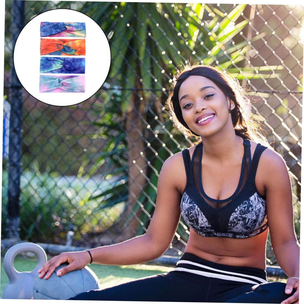 Healeved Diadema Deportiva Hair Band Yoga Accesorios Exercise Bands Accesorios Yoga o para Diadema atlética Diademas de Ejercicio Diademas Anchas poliéster