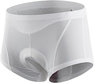 Ropa Interior de Bicicleta Acolchada en 3D, Ciclismo Cortos en Bicicleta en Bicicleta de Ciclismo de Cabalgador Ciclo de Ciclismo para Mujeres (L)