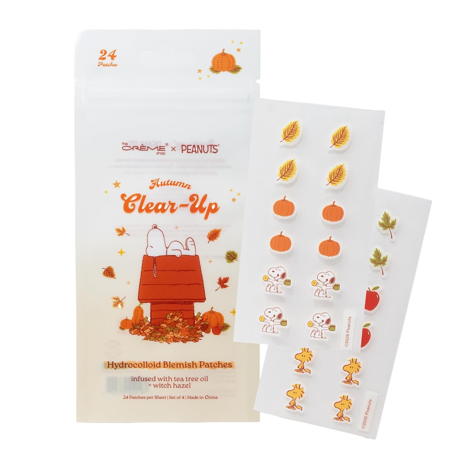 The Crème Shop x Peanuts Great Pumpkin Korean Blemish Patches (24ct)