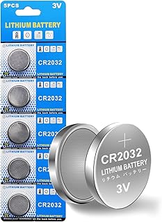 Cotchear 5pcs/Pack CR2032 Button Batteries BR2032 DL2032 ECR2032 Cell Coin Lithium Battery 3V CR 2032 for Watch