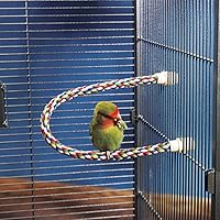 Vista 2 de Percha para pájaros de Booda, 21", Multicolor