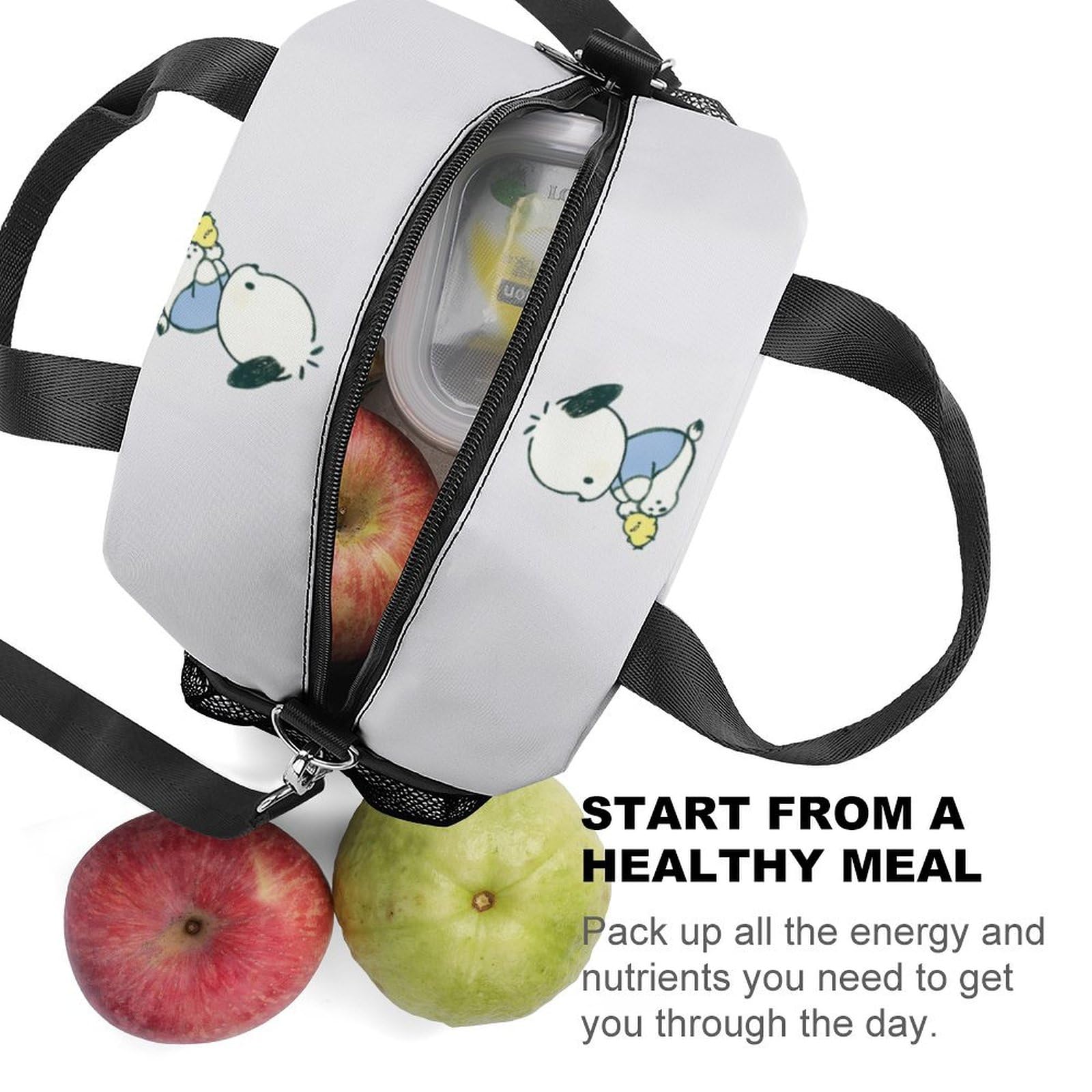 Amazon｜ポチャッコ 保冷バッグ 大容量 保冷バッグ 弁当 ランチバッグ