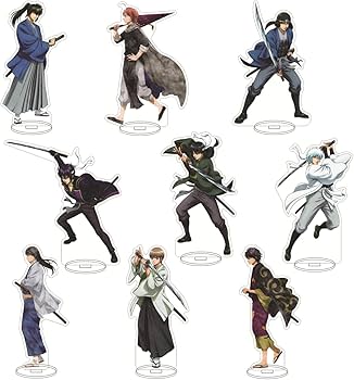 Amazon.co.jp: YIFUO 銀魂 アクリルスタンド 坂田銀時 神楽
