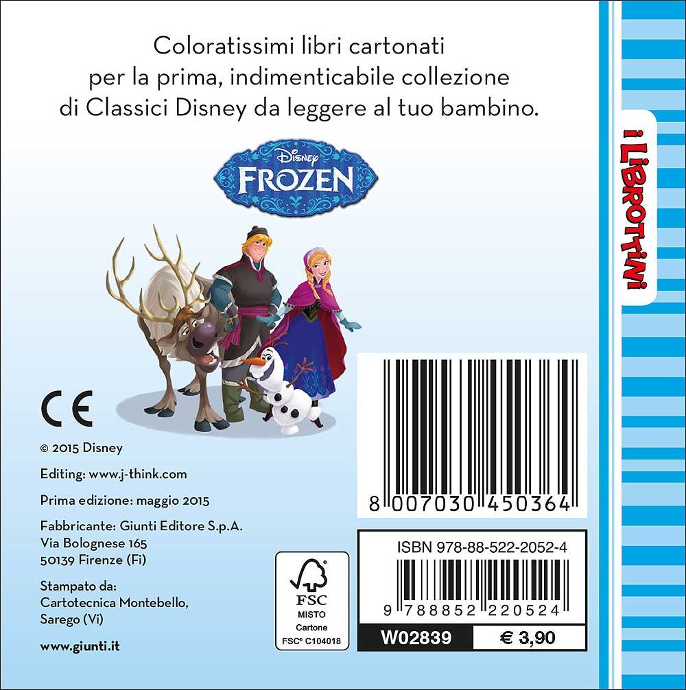 Frozen. Librottino restyling