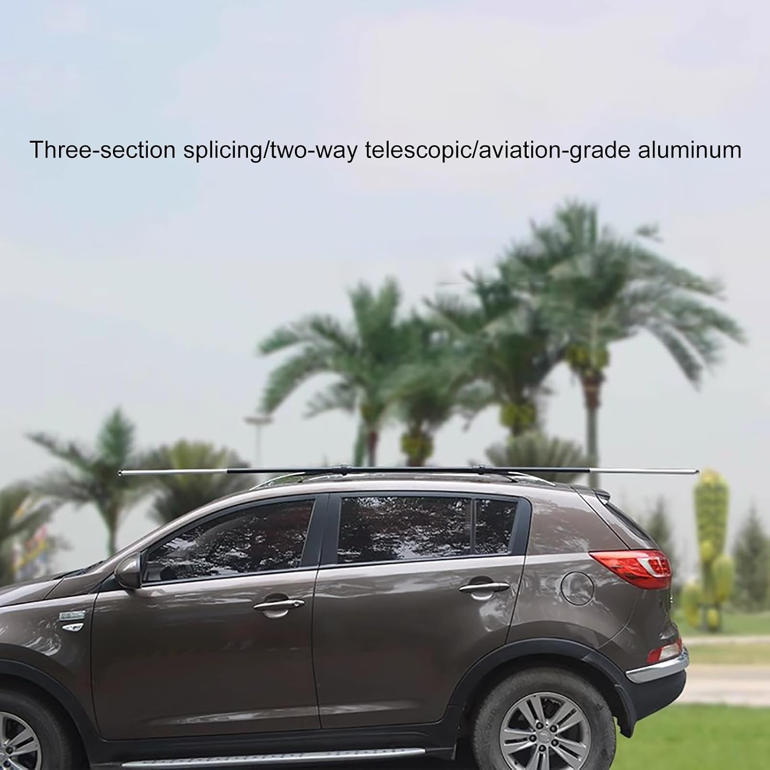 Car Awning Truck Canopy, Pull-Out Vehicle Awning, Adjustable Height Outdoor Rooftop Tent Shelter, for Car/SUV/Truck