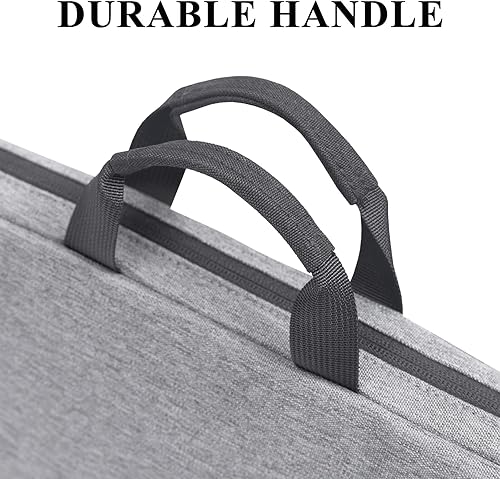 Miniatura 5 de Funda para laptop de 15.6 pulgadas, resistente al agua, funda de transporte para laptop, correa de hombro, maletines para computadora compatible con