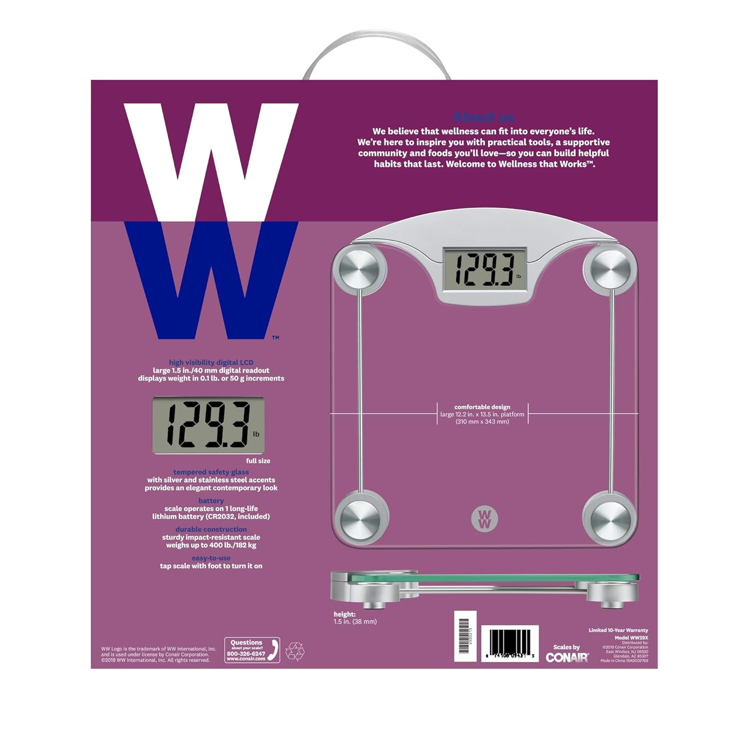 Conair Digital Glass Bathroom Scale 400 Nigeria Ubuy