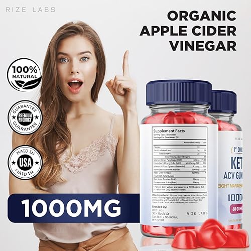 Miniatura 5 de Paquete de 2 gomitas Keto ACV de 1st Choice First Choice Keto Gummies Advanced Weight Loss 1st Choice Gummies con vinagre de sidra de manzana +