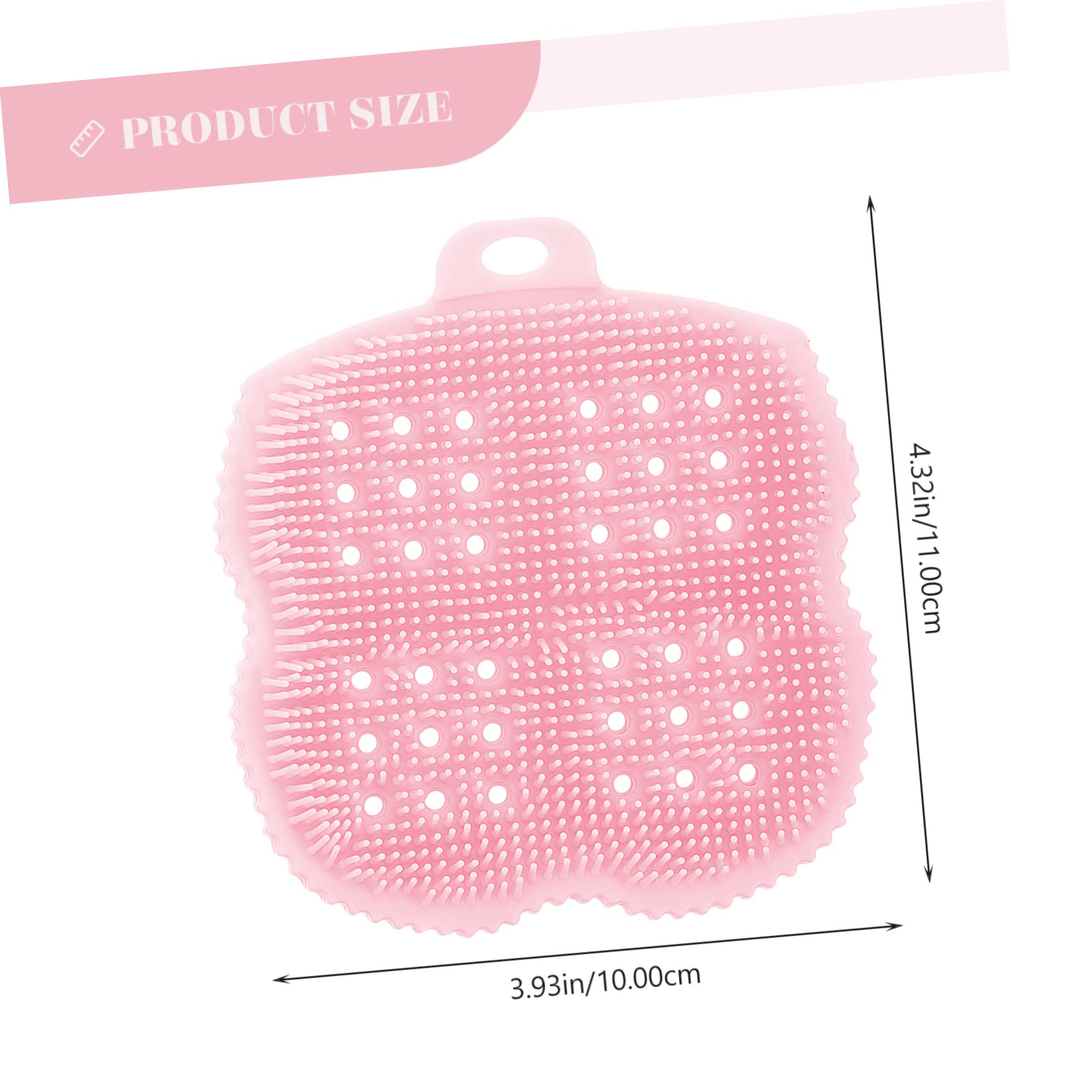 Juego De 3 Cepillos De Masaje De Silicona Para Limpieza Profunda Del Cuero Cabelludo Exfoliantes Corporales 2 Unidades X 3
