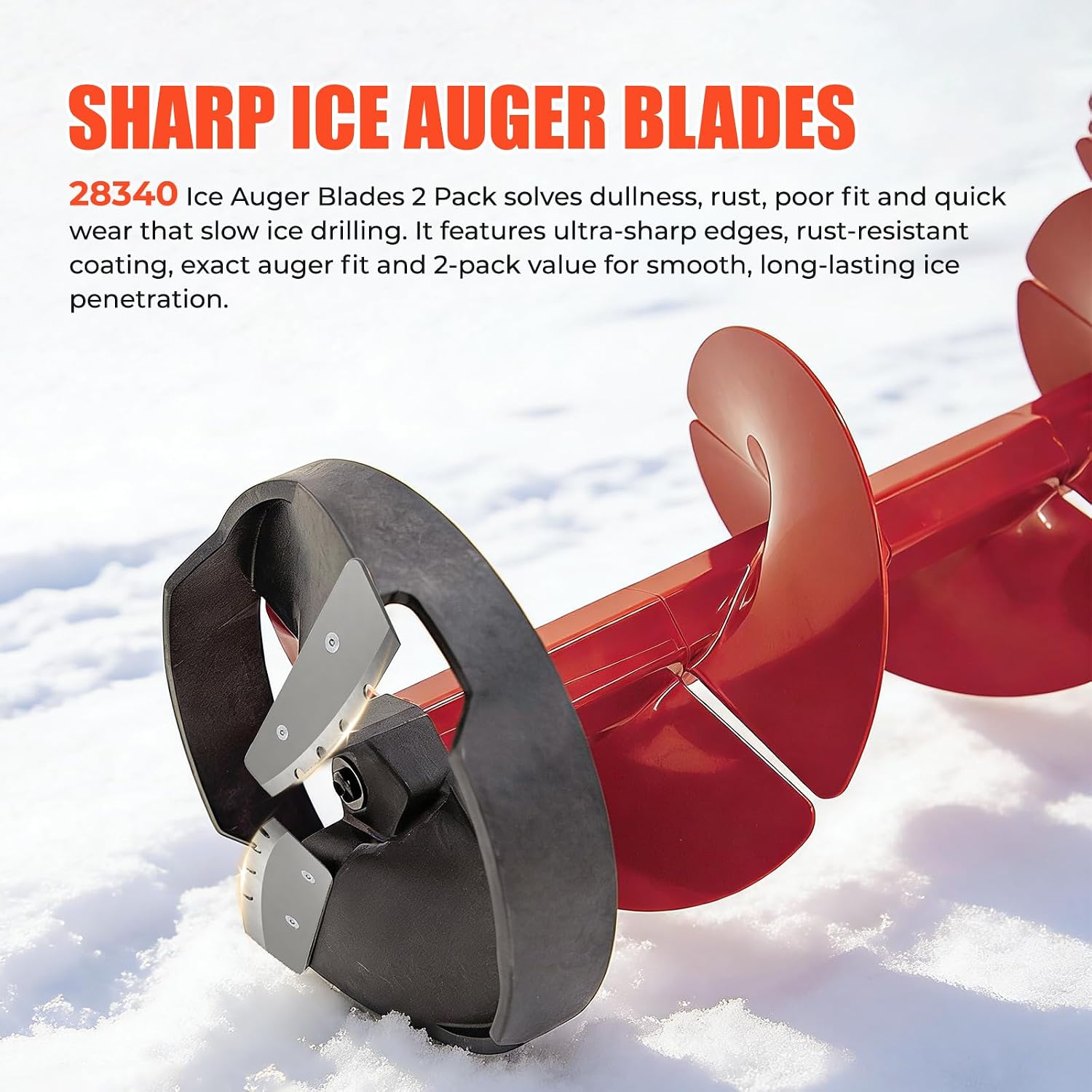 Replacement Ice Auger Blades Fits for Eskimo