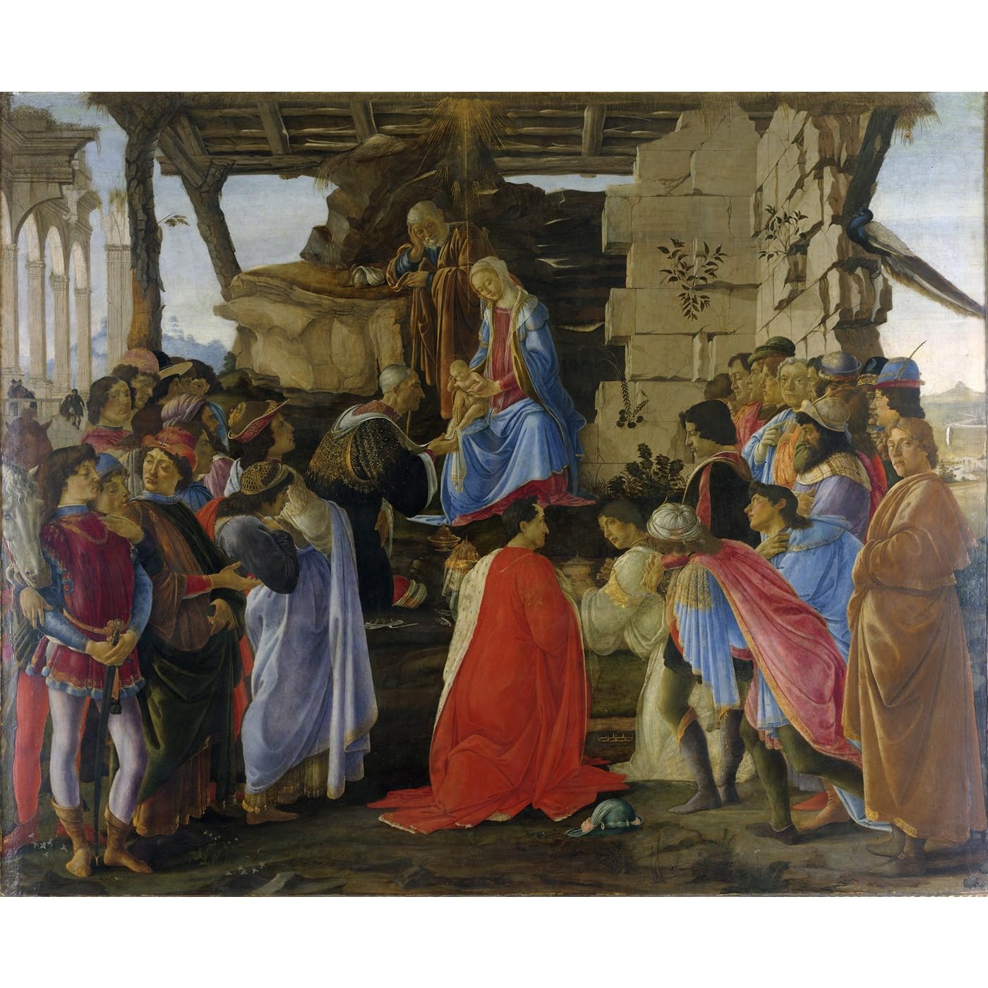 Impression giclée Botticelli grand format 61 x 81 cm murale - 2