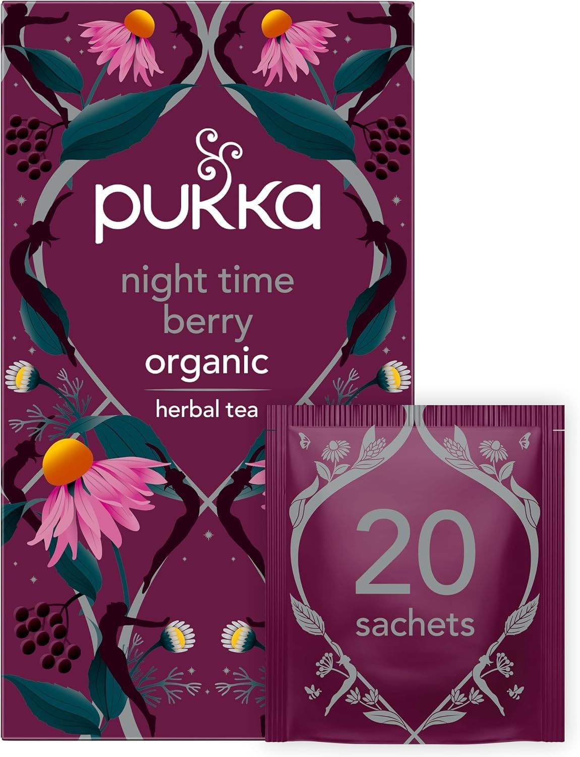 3M Pukka Organic Teas, Night Time, 20 Count