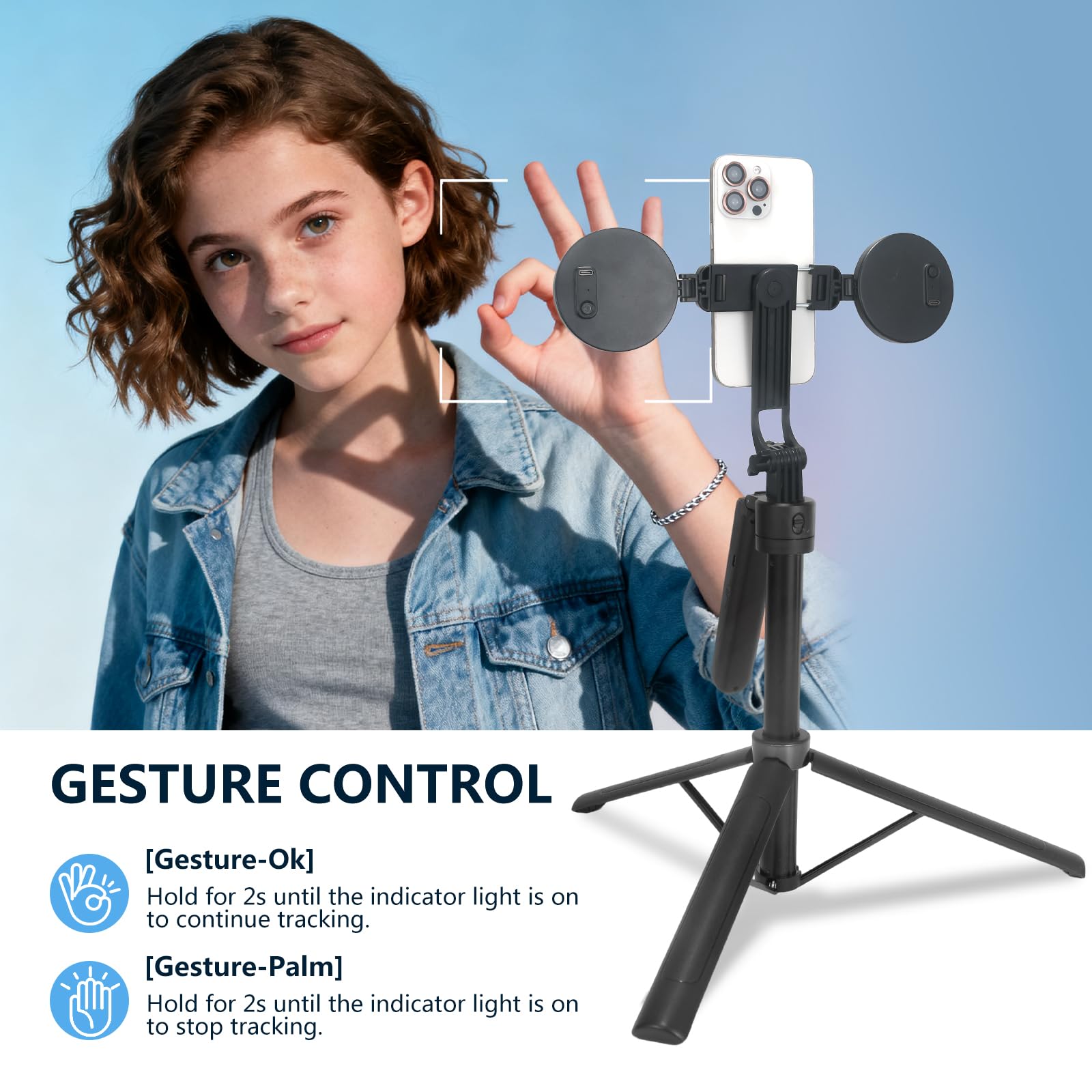 Trípode para selfie con anillo de luz, control remoto Bluetooth, soporte para teléfono para fotografía, vlogging, transmisión en vivo