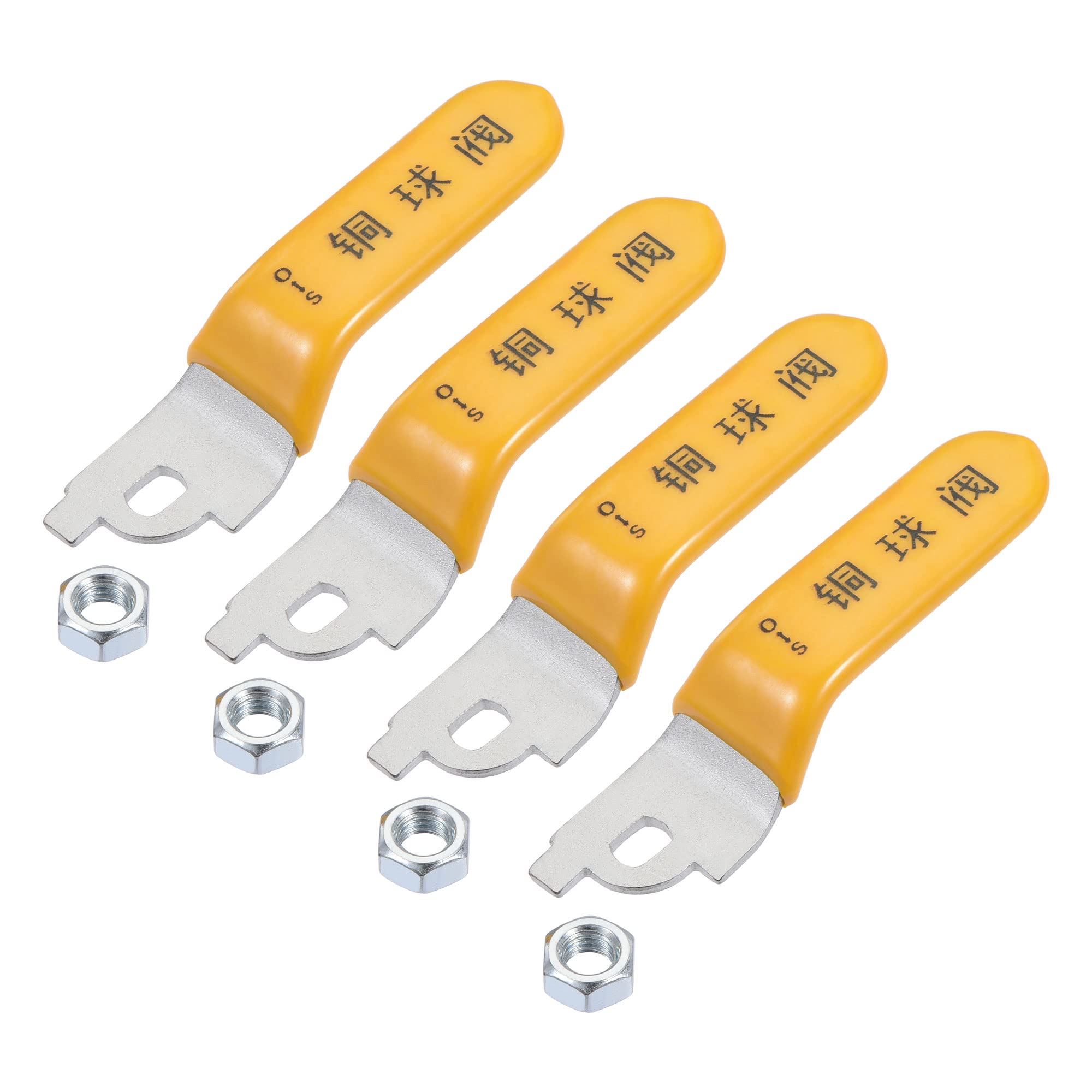 Amazon.com: MECCANIXITY Lever Handle Iron Chrome Plated  