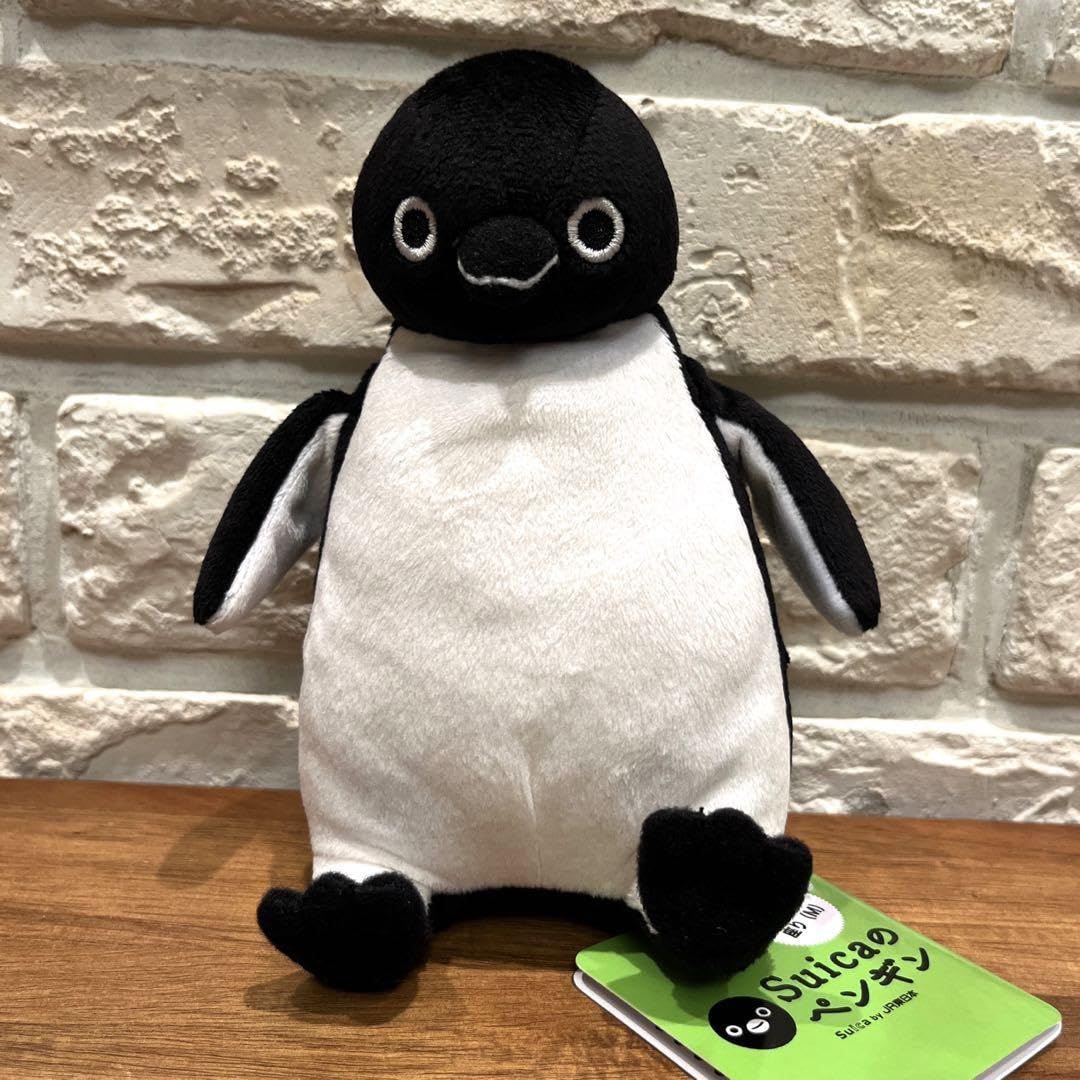 Amazon.co.jp: タグ suicaペンギン ぬいぐるみ M お座り : おもちゃ