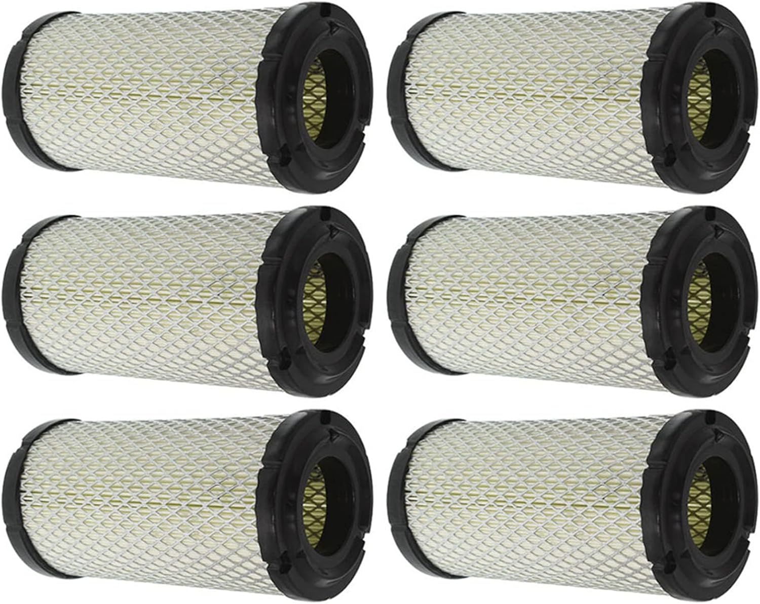 marddpair 4163715 4164152 6673752 6Packs Air Filter Replacement for Kubota BX Series D662 D722 D782 D902 RTV500 RTV900 KTV900