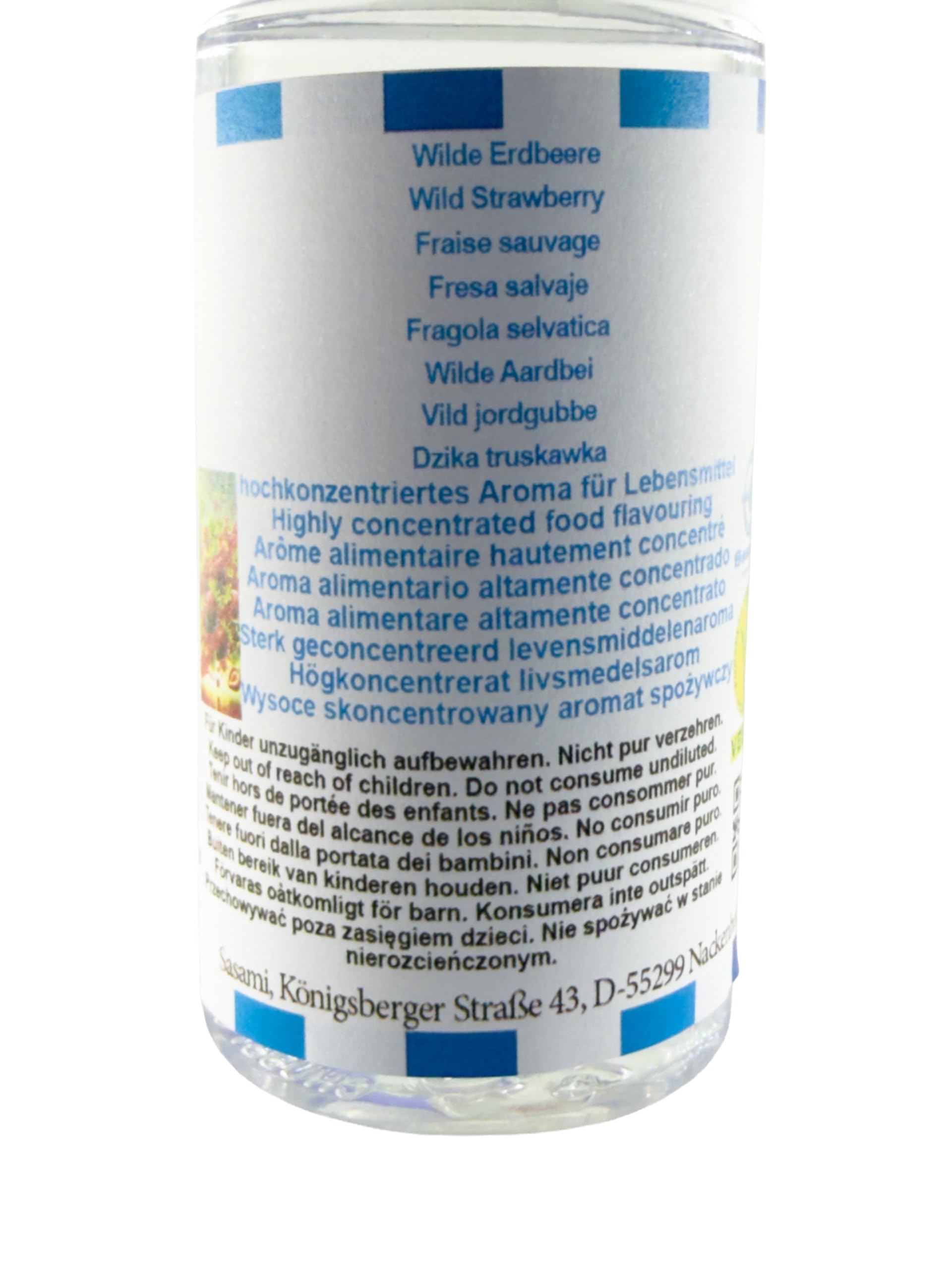 Fragola selvatica aroma concentrato - vegano - Sasami - 100ml