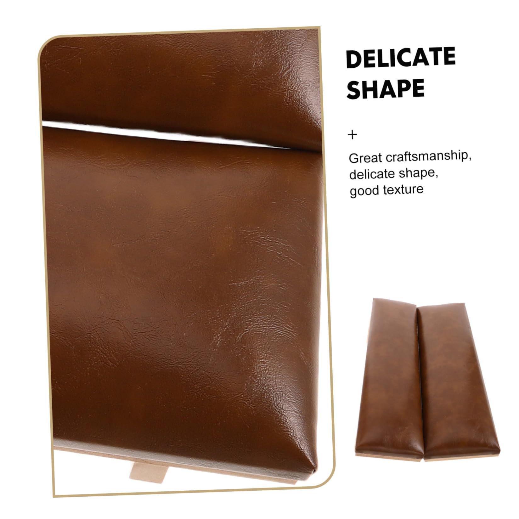 VALICLUD Repose-bras pour Manucure, Coussin Repose-bras pour Ongles en Pu et Bois, 40x10x9cm, Marron, Antidérapant, pour Salon de Manucure, Femmes