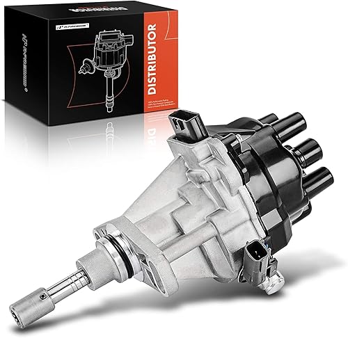 A-Premium Distribuidor de encendido con tapa y rotor compatible con Nissan Frontier 1998-2004 Xterra 2000-2004 Pickup 2005-2010 NP300 2009-2012 24L