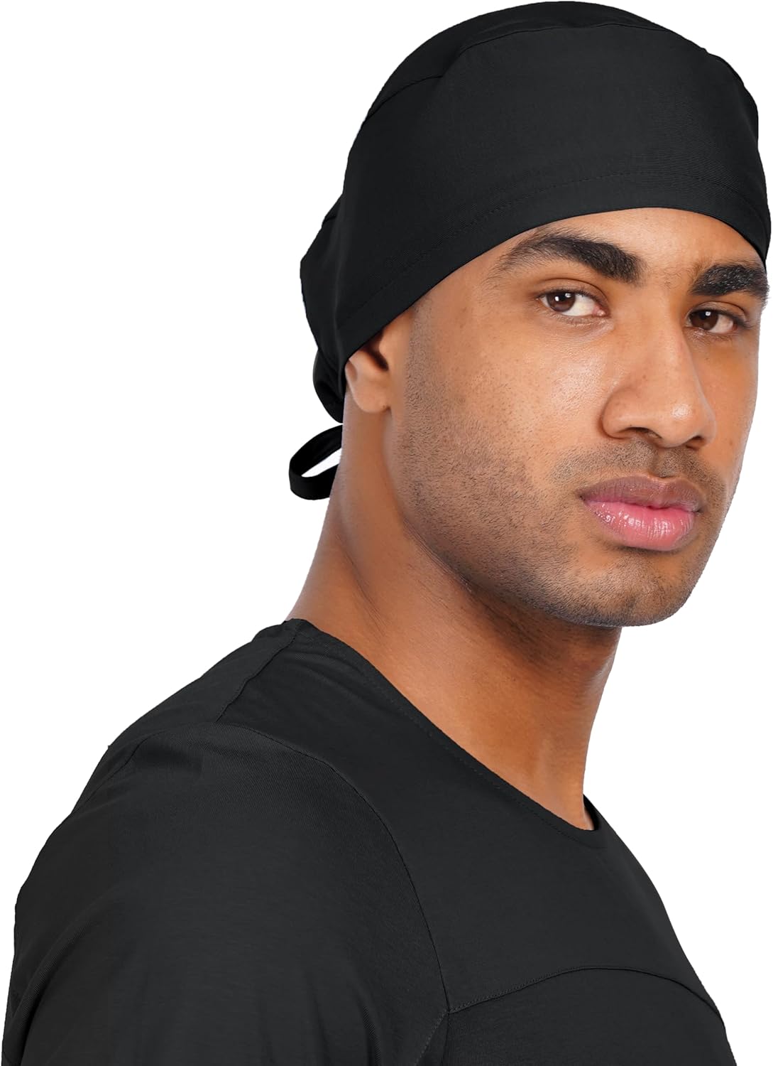 MIKAL Cotton Scrub Cap W Tie-Back Lightweight OneSize Sweat Absorbent Scrub Cap | No-Slip Unisex Surgical Cap for Healthcare - Image 8