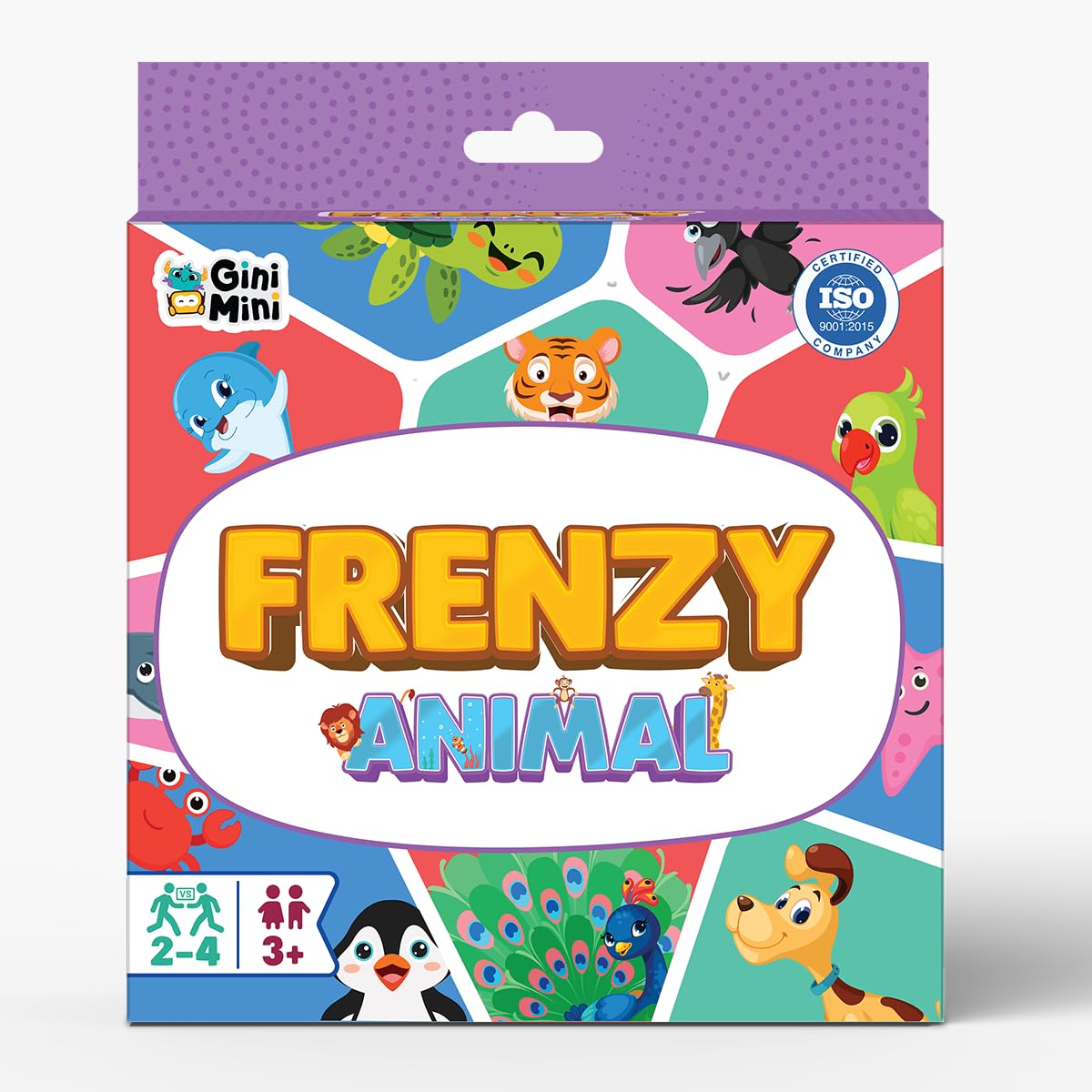 Animal Frenzy – 57 Animal-Themed Educational Cards for Kids 3+ | Vocabulary & Matching Skill Builder | Fast Observation Game for Toddlers | Family & Travel-Friendly Learning Toy-picture-21
