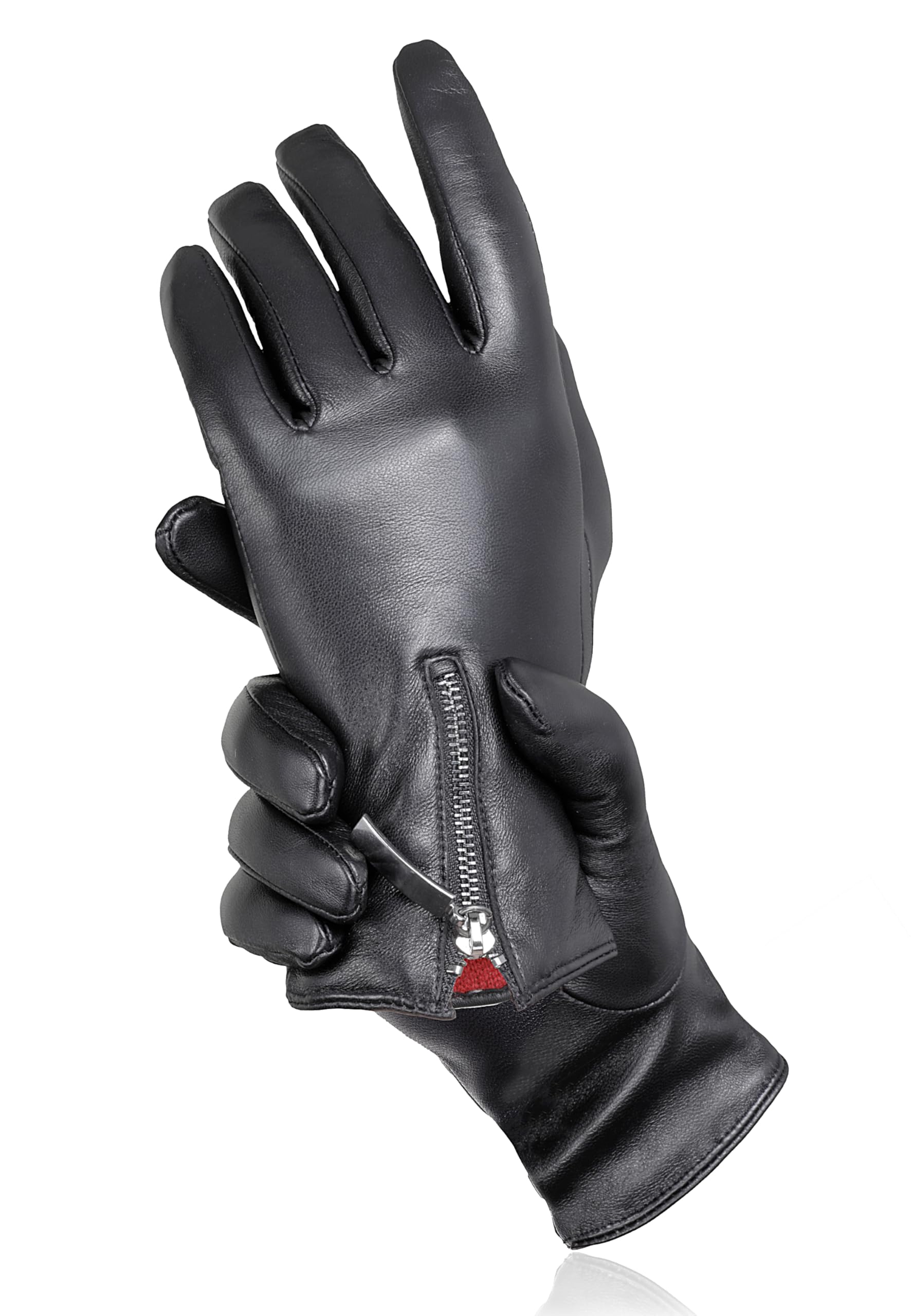 PEARLWOOD Gants Helena pour femme en peau de mouton avec fonction tactile